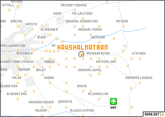 map of Ḩawsh al Matban