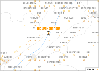 map of Ḩawsh an Nabī