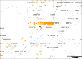 map of Ḩawsh ar Rāfiqah