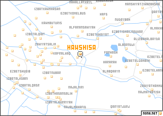map of Ḩawsh ‘Īsá