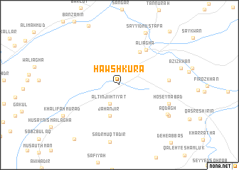 map of Ḩawsh Kurá