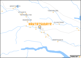 map of Ḩawţat Sudayr