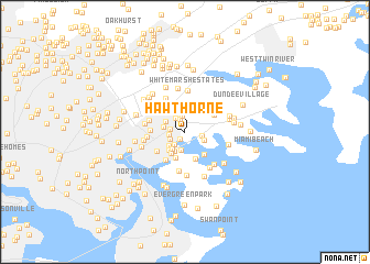 map of Hawthorne