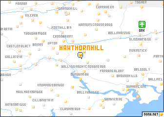 map of Hawthorn Hill