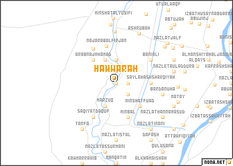 map of Hawwārah