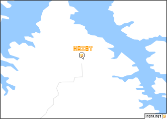 map of Haxby