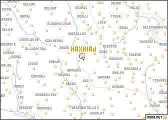 map of Haxhiaj