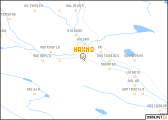 map of Häxmo