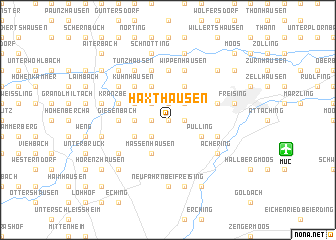 map of Haxthausen