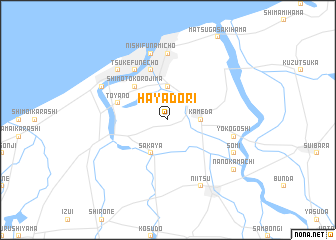 map of Hayadōri