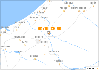 map of Hayamichiba