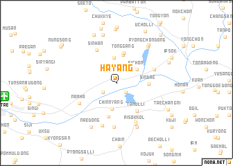 map of Hayang