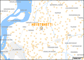 map of Hayāt Bhatti