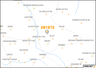 map of Hayâte