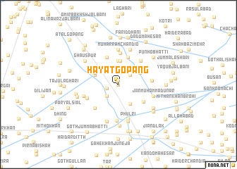 map of Hayāt Gopāng