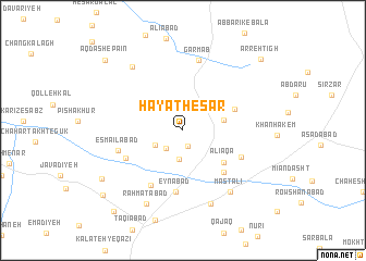 map of Ḩayāt Ḩeşār