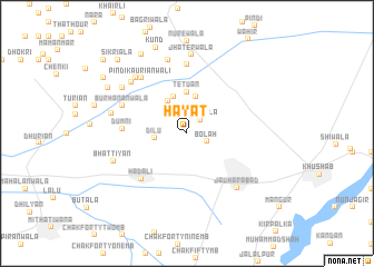 map of Hayāt