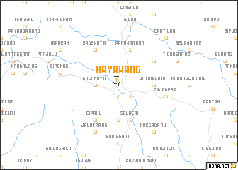 map of Hayawang