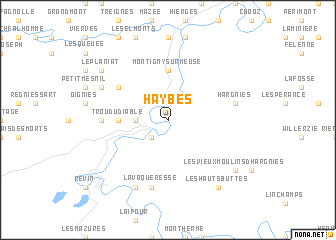 map of Haybes