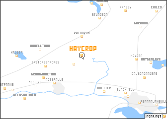 map of Haycrop