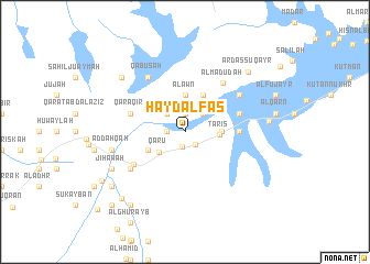 map of Ḩayd Āl Faʼs