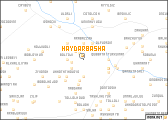 map of Ḩaydar Bāshā