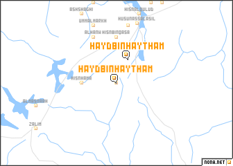 map of Ḩayd Bin Haytham