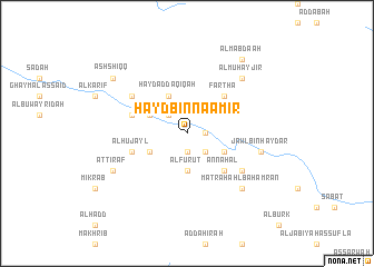 map of Ḩayd Bin Na‘āmir