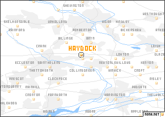 map of Haydock