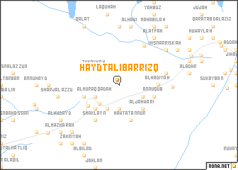 map of Ḩayd Ţālib ar Rizq