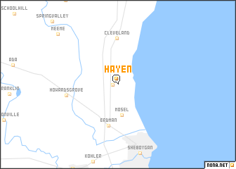 map of Hayen