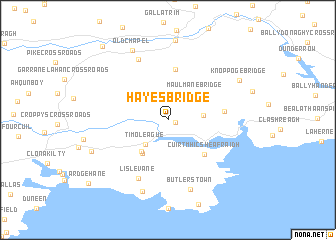 map of Hayes Bridge