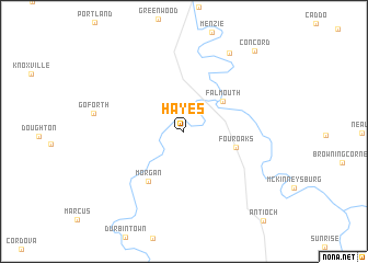 map of Hayes