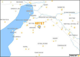 map of Hāyeţ