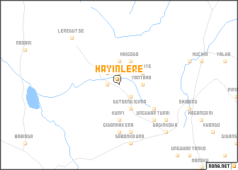 map of Hayin Lere