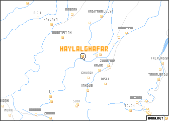 map of Ḩayl al Ghafar