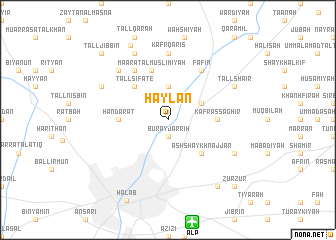 map of Ḩaylān