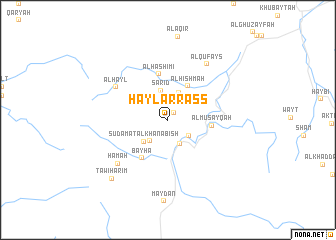 map of Ḩaylar Rass