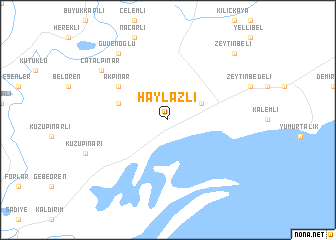 map of Haylazlı