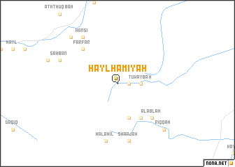 map of Ḩayl Ḩāmīyah
