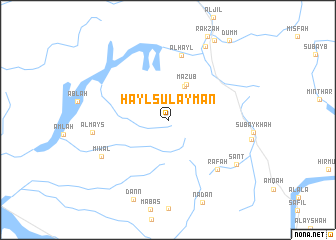 map of Ḩayl Sulaymān