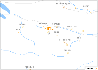 map of Ḩayl