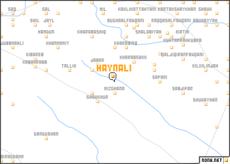 map of Ḩaynalī