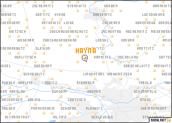 map of Hayna