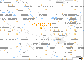 map of Haynecourt