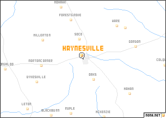 map of Haynesville