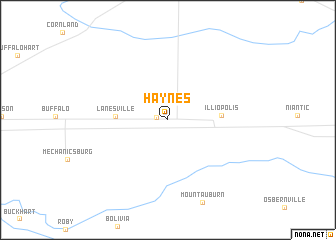 map of Haynes