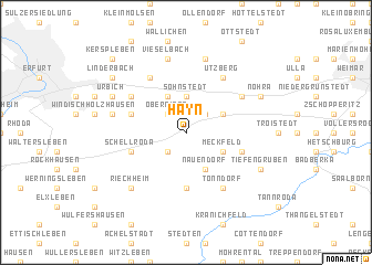 map of Hayn