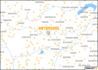 map of Hayŏn-dong