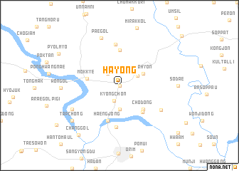 map of Hayŏng